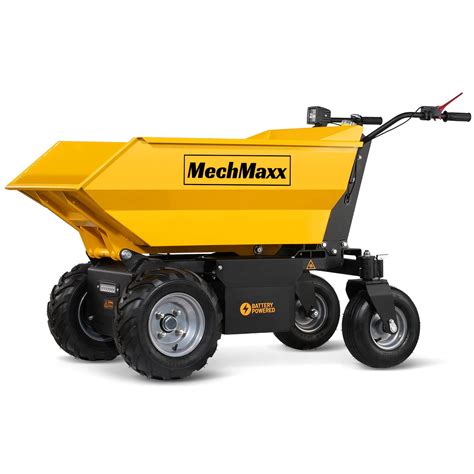 1100 lb 1000W DC Motor 48V Battery Powered Hydraulic Tipping Dump Cart