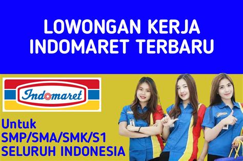 Lowongan Kerja Indomaret Terbaru | WIN.WEB.ID