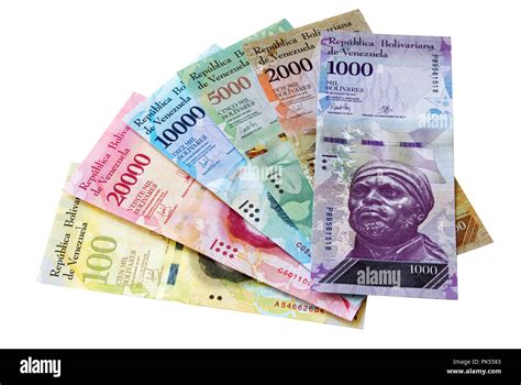 Venezuela hyperinflation banknotes Stock Photo - Alamy