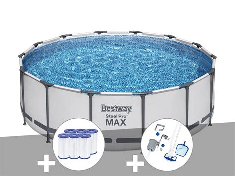 Piscine Tubulaire Steel Pro Max Ronde 4 27 X 1 22 M Bestway