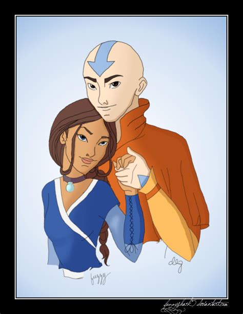 Older Aang And Katara By Fuzzyshark5 On Deviantart