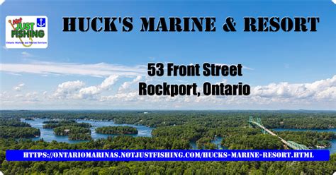 Hucks Marine And Resort Rockport Ontario 1000 Islands And St Lawrence