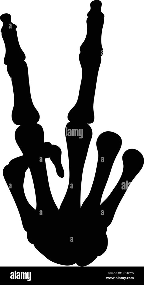 Hand Making V Sign Black And White Stock Photos And Images Alamy