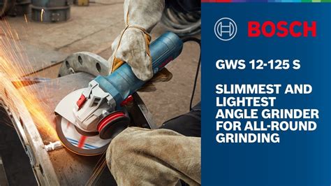 Bosch Gws S Professional Angle Grinder Youtube