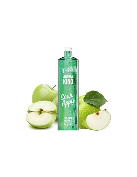 Puff Gem Puffs Sour Apple Mg Aroma King Disposable Vape