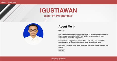 GitHub Igustiawan Simple Portofolio CSS Submission Untuk Kelas