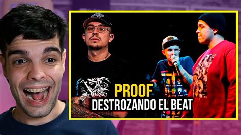 Proof Rompiendo El Beat En Batallas Escritas Muy Pico Youtube