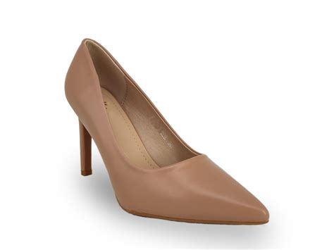 STILETTO DE VESTIR EN POLIPIEL TACÓN FINO Talla Color NUDE