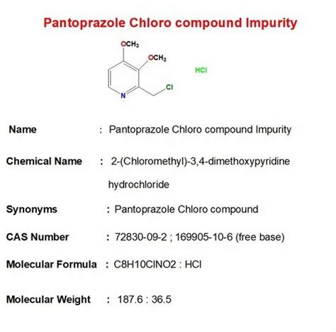 Pantoprazole Ep Impurities Mg At Rs Mg In Hyderabad Id