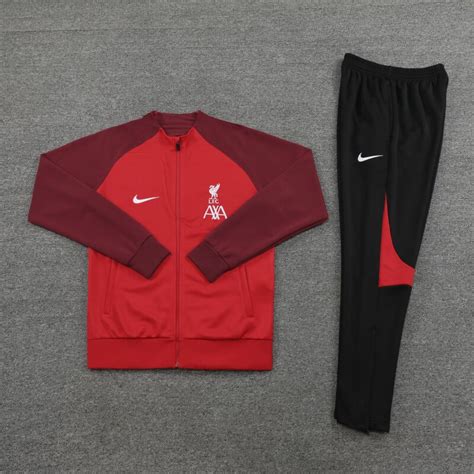 Lfc 2223 Red Men Jacket Tracksuit Slim Fit Zorrojersey