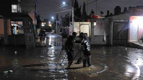 Chalco Amanece con Labores de Desazolve y Limpieza Tras Inundación N