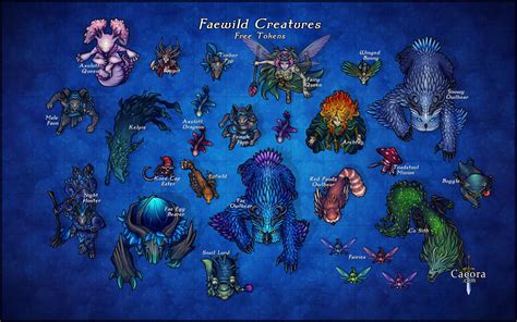 Feywild Creatures By Caeora On Deviantart