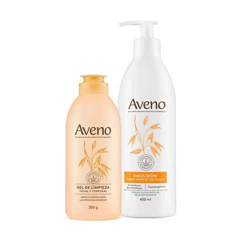 Aveno Kit Cuidado Facial Y Corporal Limpieza Emulsi N Ml Aveno