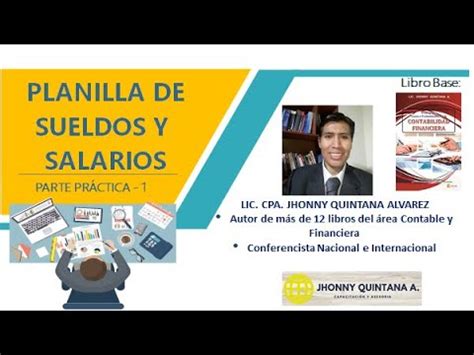 CASO PRACTICO Planilla De Sueldos Bonos Aportes Laborales Clase En