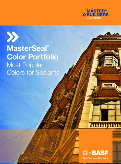 Pdf Masterseal Color Portfoliocolors Are Approximate Actual