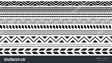 Tribal Ethnic Seamless Stripe Pattern Vector Stock Vector Royalty Free