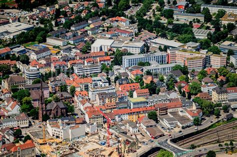 Offenburg Von Oben Stadtansicht Vom Innenstadtbereich In Offenburg Im