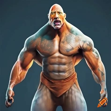 An Anthropomorphic Bird That Looks Like Dwayne Johnson