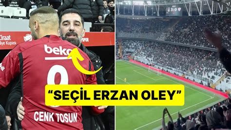 Beşiktaş Tribünleri Eyüpspor Maçında Arda Turan Paralar Nerede Seçil