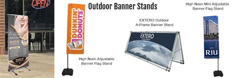 Outdoor Banner Stands – FloorStands