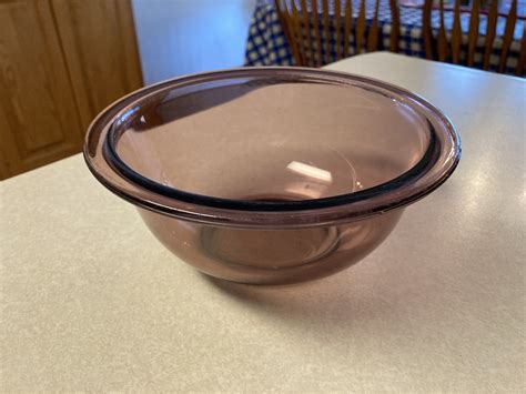 Vintage Pyrex L Cranberry Mixing Bowl Pyrex Cranberry Etsy