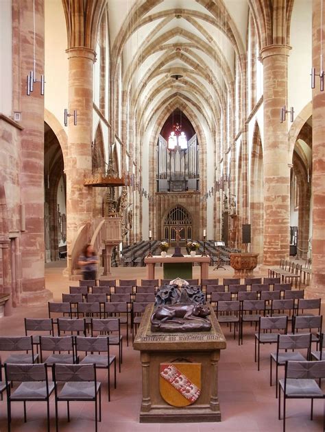 Stiftskirche St Arnual Interior G Tico Iglesia Altar Sillas