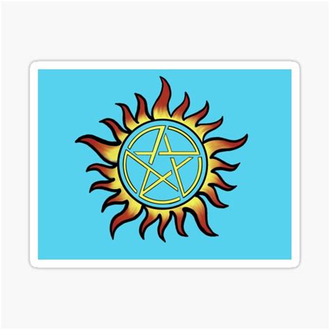 "Supernatural Logo" Sticker by Ekrav-art23 | Redbubble