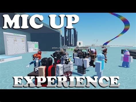 ROBLOX MIC UP EXPERIENCE - YouTube