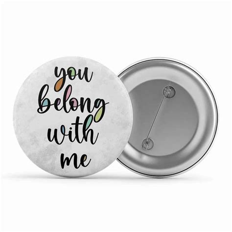 Taylor Swift Badge - You Belong With Me at ₹ 149.00 | Name Badges | ID ...