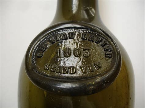 Antiques Atlas - 1903 Chateau Lafite Wine Bottle