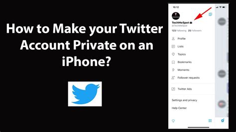 How To Make Your Twitter Account Private On An Iphone Youtube