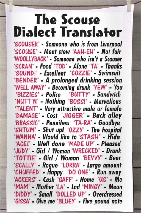 Scouse Dialect Translator Etsy