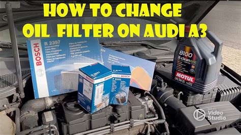 How To Change Oil And Filter On Audi A3 VW Etc YouTube