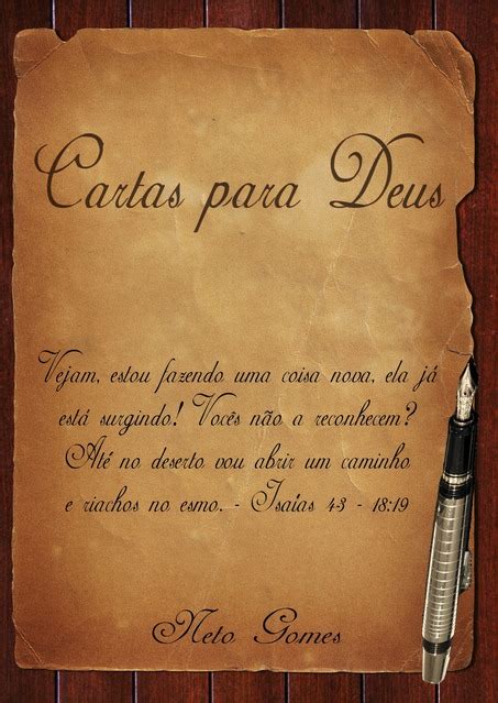 Cartas Para Deus Por Neto Gomes Clube De Autores