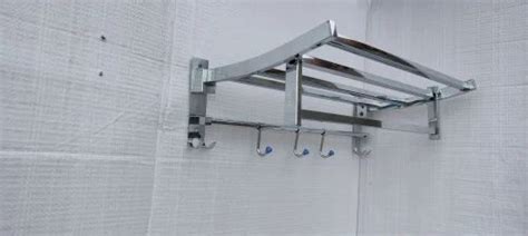 Chrome Stainless Steel Square Towel Rack At Rs 500 In Rajkot ID