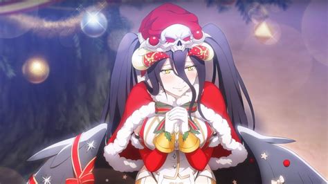 Albedos Christmas Outfit 💝 Overlord Mass For The Dead Youtube