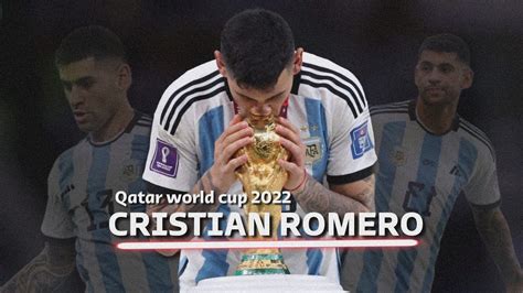 CRISTIAN ROMERO WORLD CUP 2022 HD ALL SKILL TACKLE GOAL REVIEW