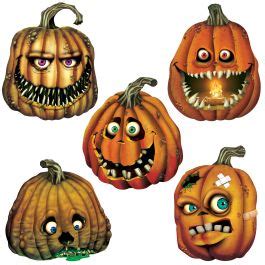 Creepy Jack-O-Lantern Cutouts