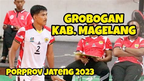 LIVE GROBOGAN VS KAB MAGELANG PORPROV JAWA TENGAH 2023 YouTube