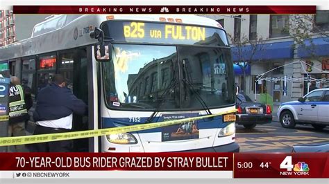 70 Year Old Woman Struck By Bullet While Riding Mta Bus Nbc New York