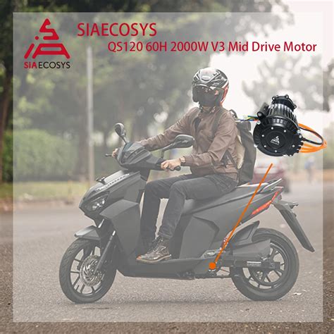 Siaecosys Qs H W V V Mid Drive Motor With Gearbox For