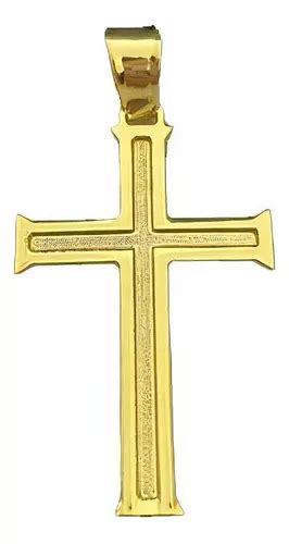 Dije De Oro Tojoia K Pingente Cruz Tradicional M Banhado A Ouro K Y