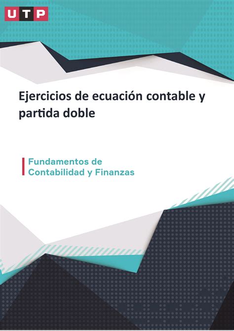 Ejercicios de conta de la universidad utp con Ejercicios de ecuación