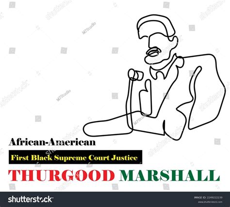 Thurgood Marshall: Over 14 Royalty-Free Licensable Stock Vectors ...