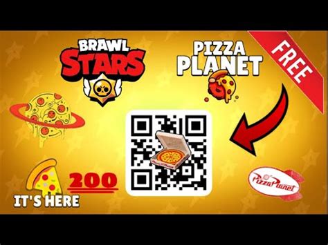 FREE QR Codes Unlock 200 Pizzas In Brawl Stars Pizza Planet Event