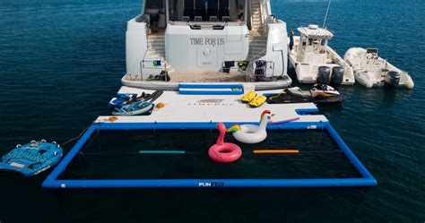 Inflatable Jet Ski Dock | FunAir Superyacht Toys