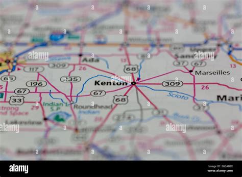 Kenton ohio map hi-res stock photography and images - Alamy