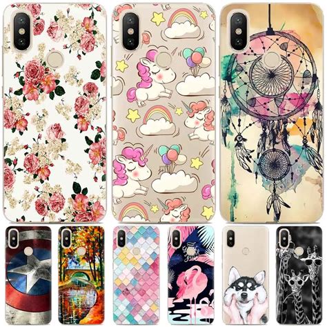 Xiaomi Mi 6X Case 5 99 Mi A2 Case Transparent Soft TPU Unicorn Marble