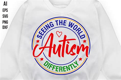 Autism Seeing The World Differently Svg Graphic By Teeking