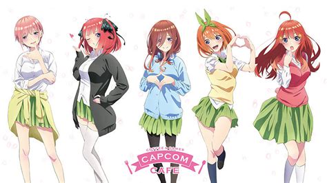 The Quintessential Quintuplets Capcom Cafe Collaboration Announced